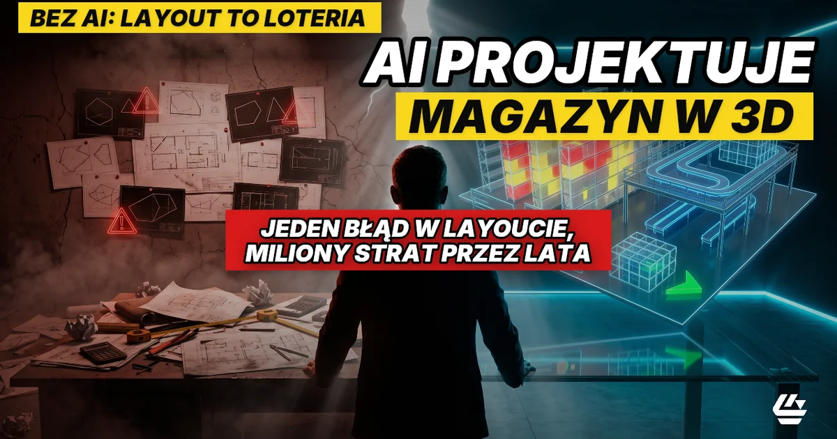 AI projektowanie magazynów, generator koncepcji magazynu, sztuczna inteligencja logistyka - LOCURA Consulting