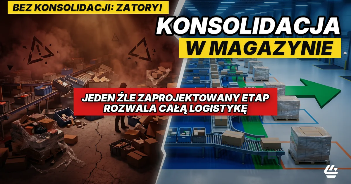 konsolidacja w magazynie, konsolidacja zamówień, proces konsolidacji - LOCURA Consulting